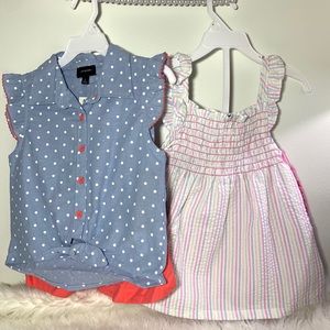 Picapino Girls Size 6 Lot of 2 pieces Top/shorts